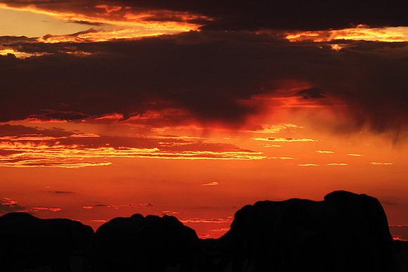 Sunset - Nxai Pan