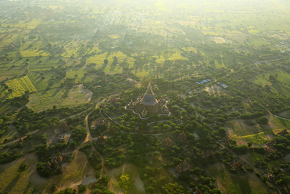 Ballooning over Pagan