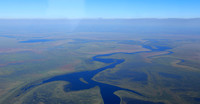 Flying over Zambia