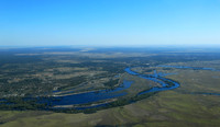 Flying over Zambia
