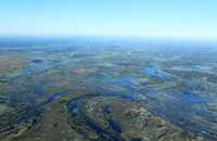 Flying over Zambia