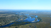 Flying over Zambia