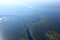 Flying over Zambia