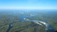 Flying over Zambia