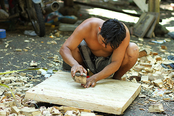 Wood carving - Laos