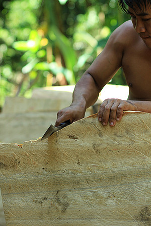 Wood carving - Laos