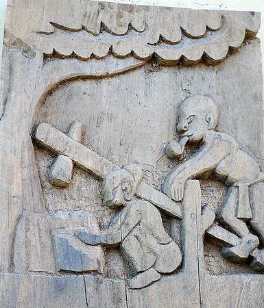 Wood carving - Laos