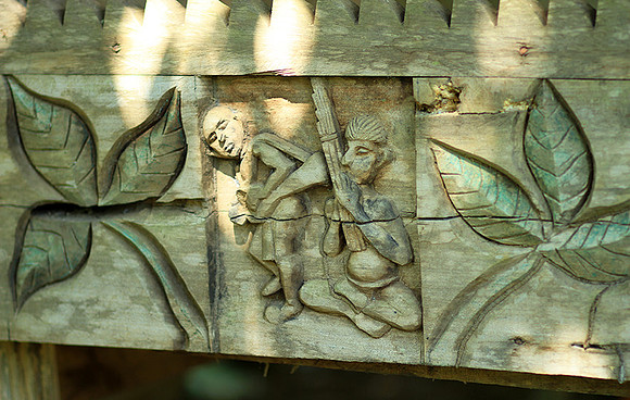 Wood carving - Laos