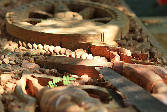 Wood carving - Laos