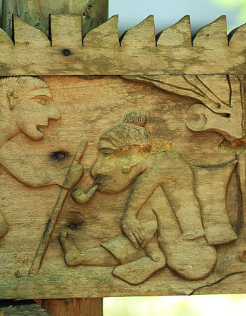 Wood carving - Laos