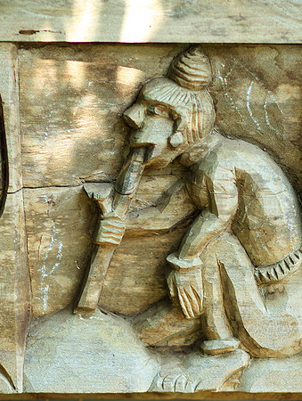 Wood carving - Laos