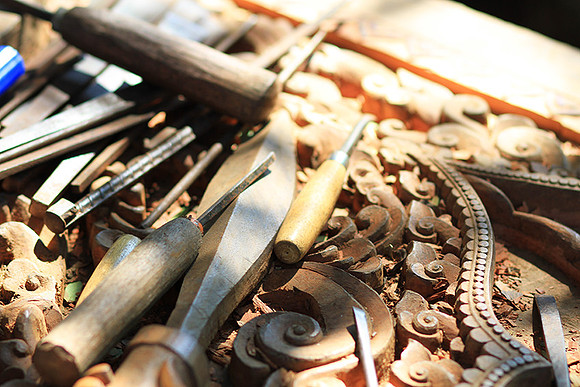 Wood carving - Laos