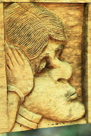 Wood carving - Laos
