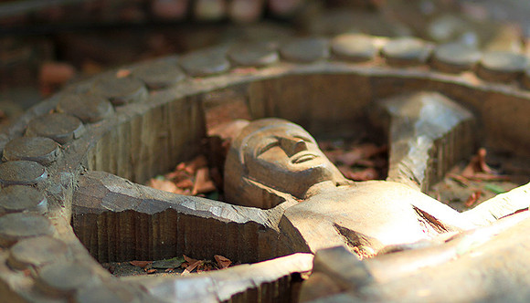 Wood carving - Laos