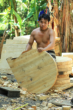 Wood carving - Laos