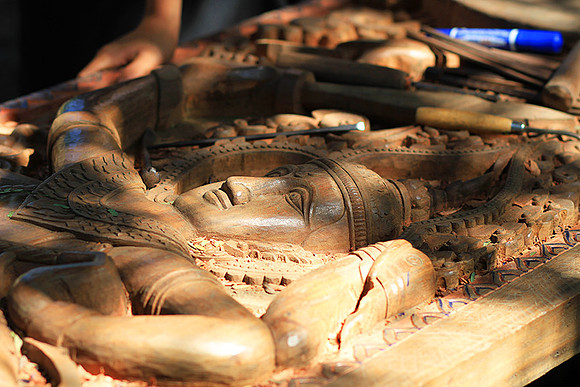 Wood carving - Laos