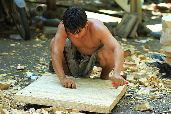 Wood carving - Laos