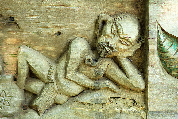 Wood carving - Laos