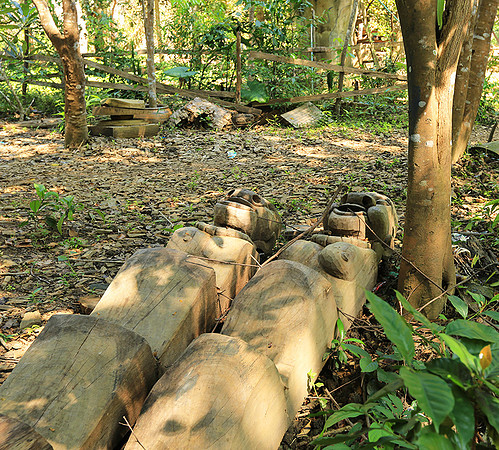 Wood carving - Laos
