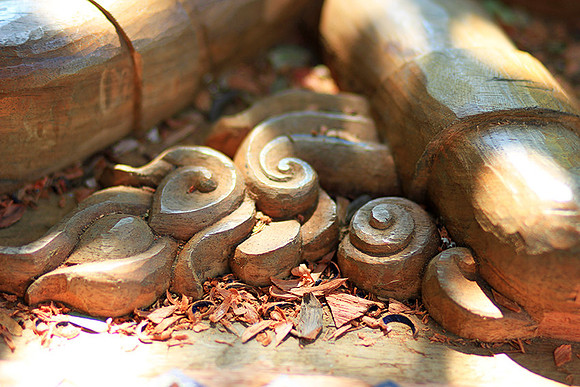 Wood carving - Laos