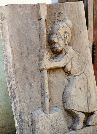 Wood carving - Laos