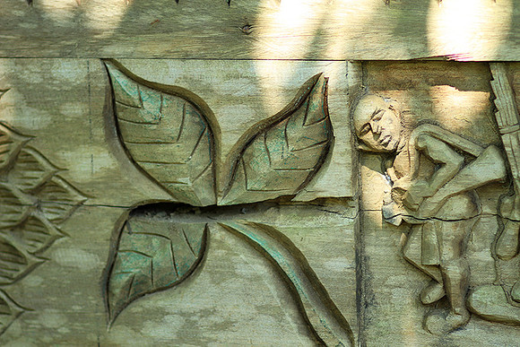 Wood carving - Laos