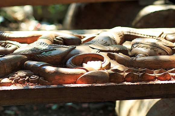 Wood carving - Laos