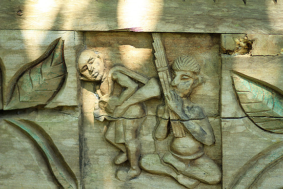 Wood carving - Laos