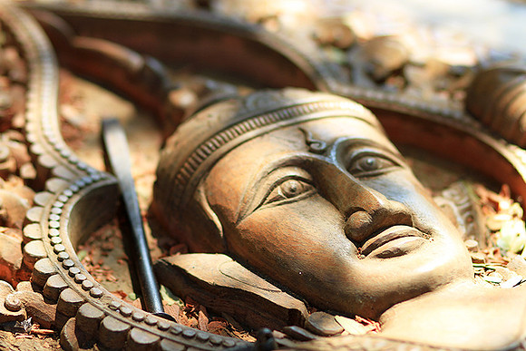 Wood carving - Laos