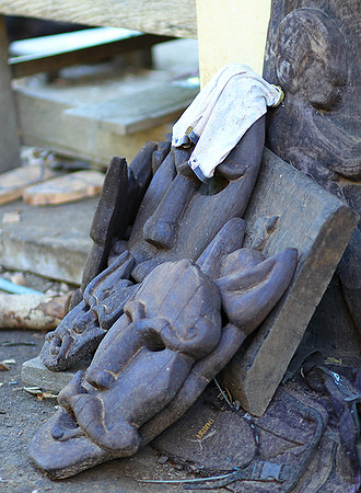 Wood carving - Laos