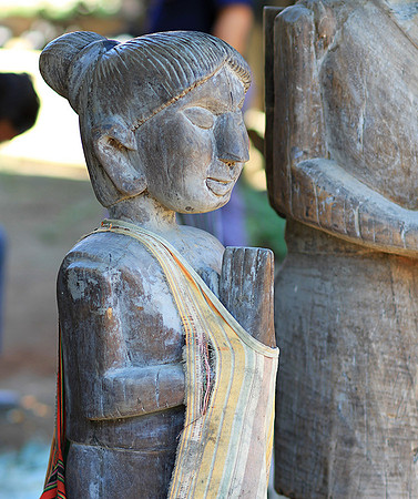 Wood carving - Laos