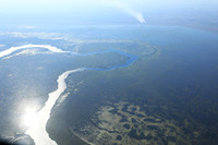 Flying over Zambia