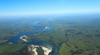 Flying over Zambia