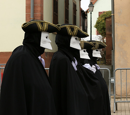 Carnival in Rosheim, village east of France