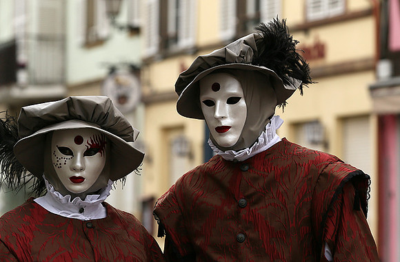 Carnival in Rosheim, village east of France