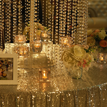 Vietnam : decoration at a traditional wedding
