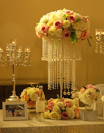 Vietnam : decoration at a traditional wedding