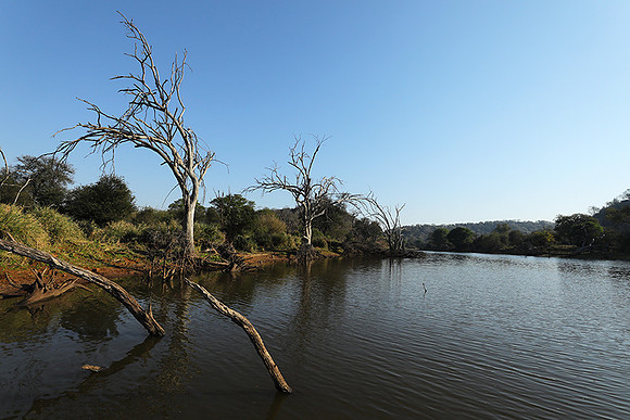 Dam lake Malilangwe