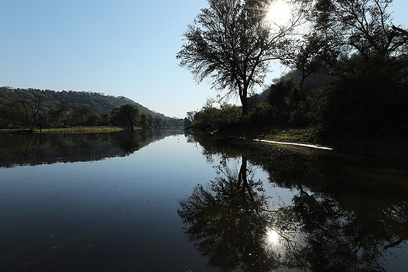 Dam lake Malilangwe