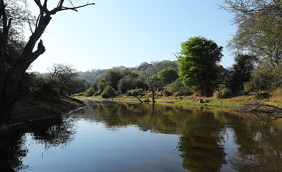 Dam lake Malilangwe