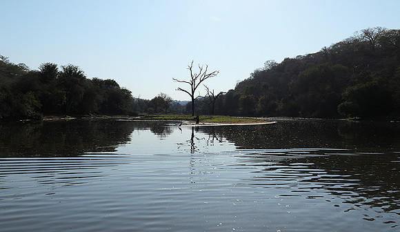 Dam lake Malilangwe