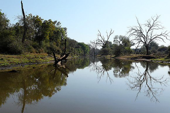 Dam lake Malilangwe