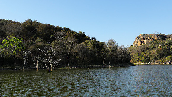Dam lake Malilangwe