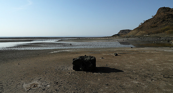 Lake Natron, near the Kenyan's border