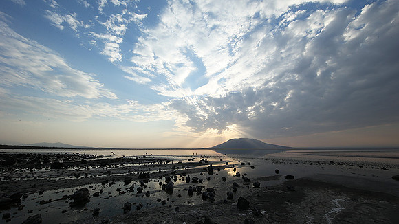 Lake Natron, near the Kenyan's border