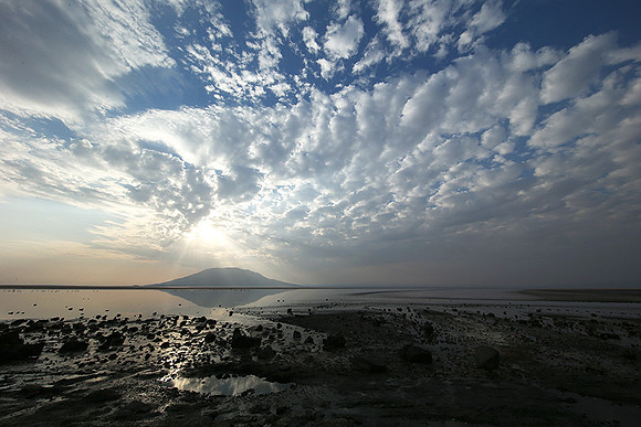 Lake Natron, near the Kenyan's border