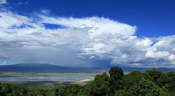 In the crater of Ngorongoro