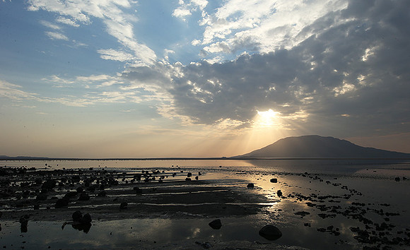 Lake Natron, near the Kenyan's border