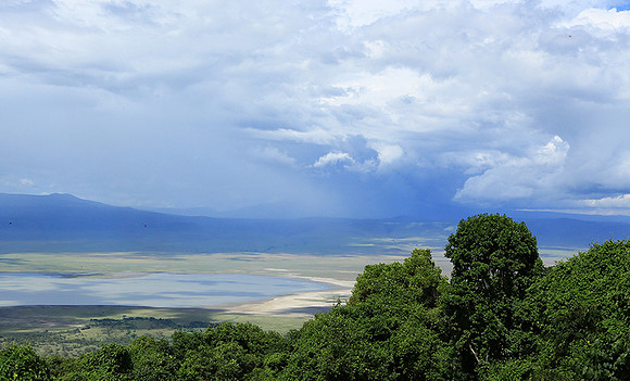 In the crater of Ngorongoro