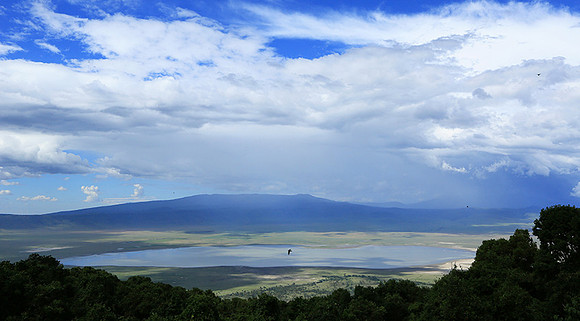 In the crater of Ngorongoro